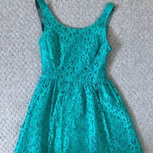 Teal dress